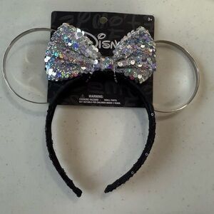 [Disney] NWT Metal and Sequin Mickey Ears